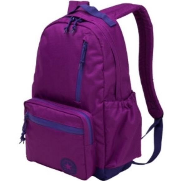 purple converse backpack